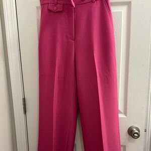 & Other Stories Vibrant Pink Wide Leg Pants